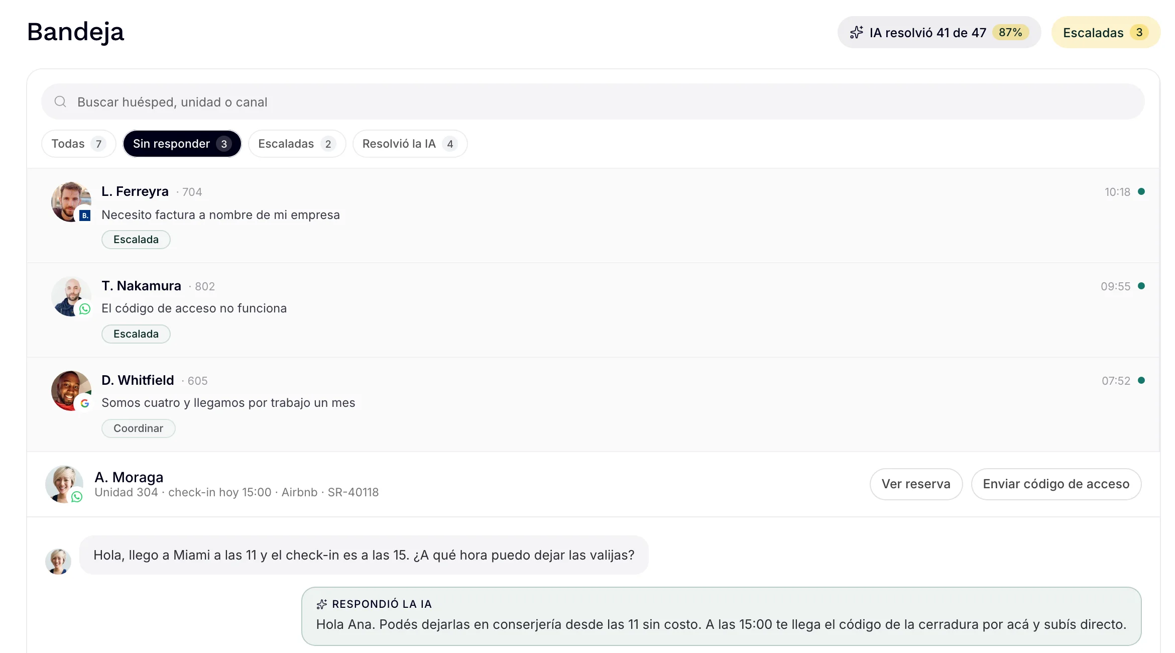 CRM en Pxsol Vacation Rentals